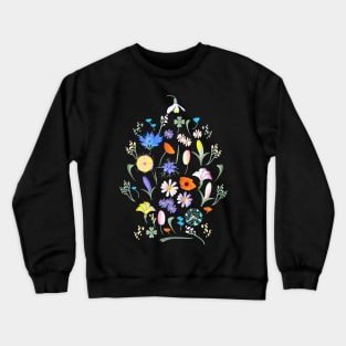 Colorful flowers flower meadow Crewneck Sweatshirt